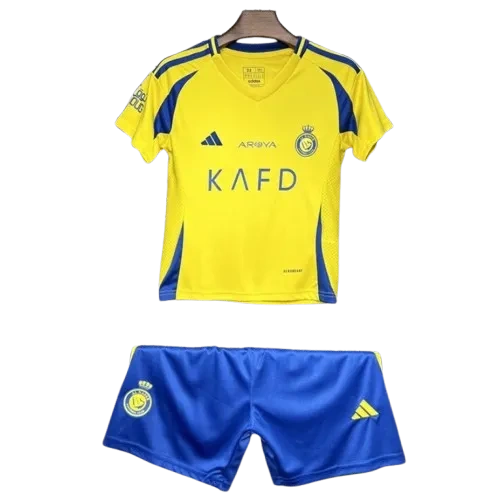 2024-25 Kids Al Nassr Home Kit Jersey+Shorts