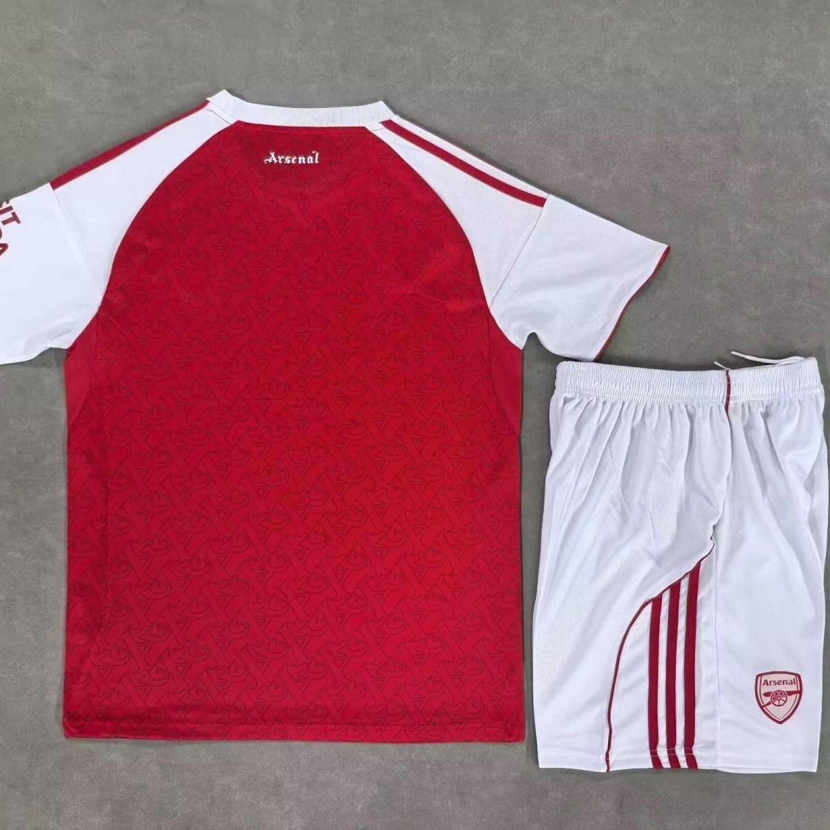 Kids Arsenal Custom Home Soccer Kits 2025-26