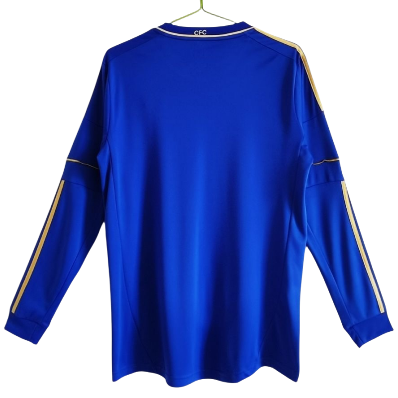 Chelsea Home Retro Long Sleeve Shirt Soccer Jersey 12-13