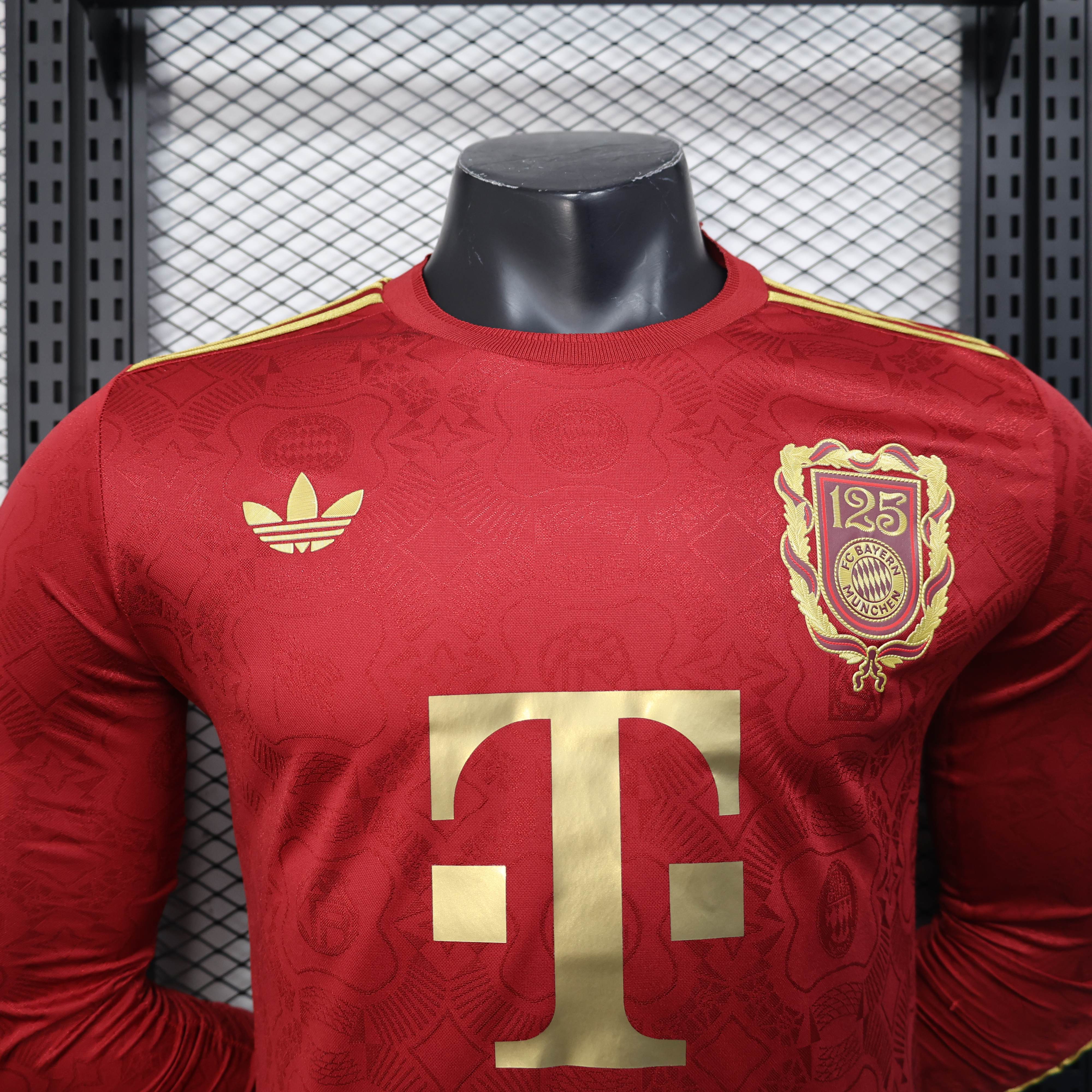 Bayern Munich 125th Anniversary Shirt Long Sleeve Jersey Player Version 25-26