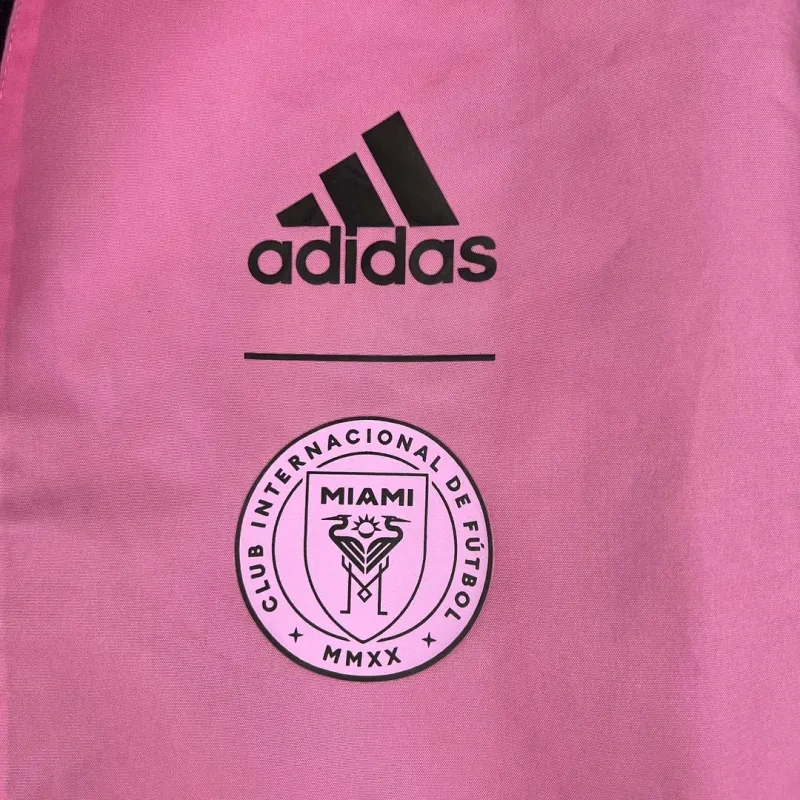 2023-2024 Inter Miami Reversible Windbreaker（black-pink）Soccer Jersey 1:1 Thai Quality
