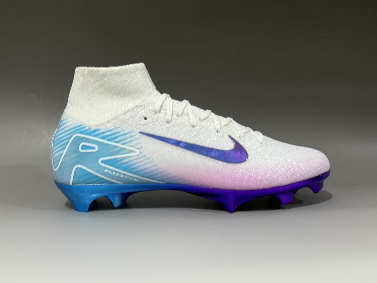 Assassin's 16th generation high top with built-in full air cushion waterproof knitted FG Football shoes