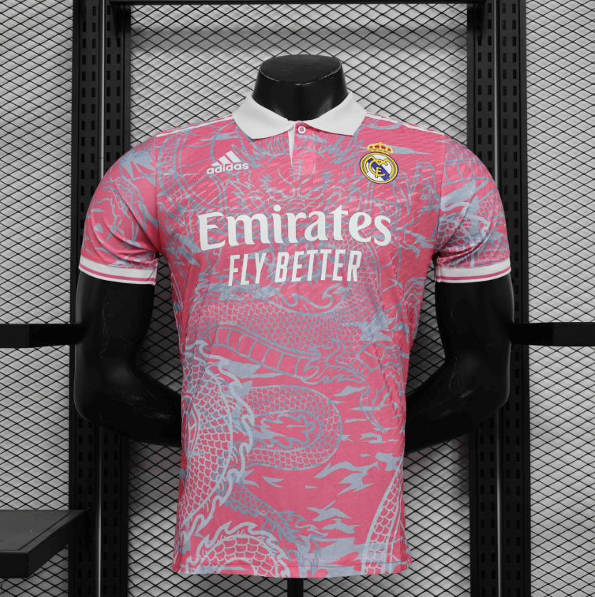 24-25 Real Madrid Pink Dragon Special Edition Player Version Shirt