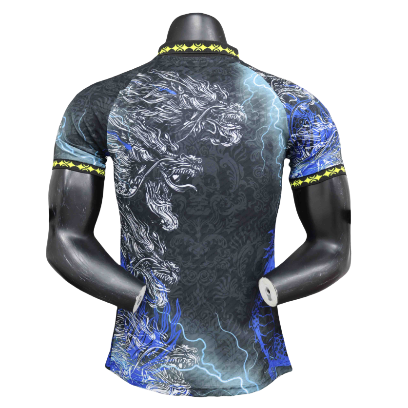 24-25 Real Madrid Dragon Black$Blue Special Edition Player Version Shirt