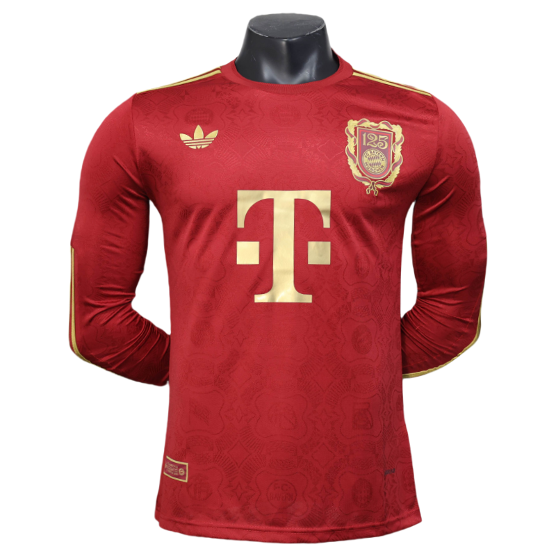 Bayern Munich 125th Anniversary Shirt Long Sleeve Jersey Player Version 25-26