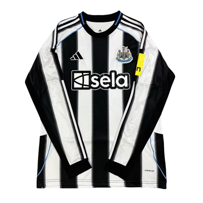 Newcastle United Home Long Sleeve Football Jersey 2025-26 Fan Version