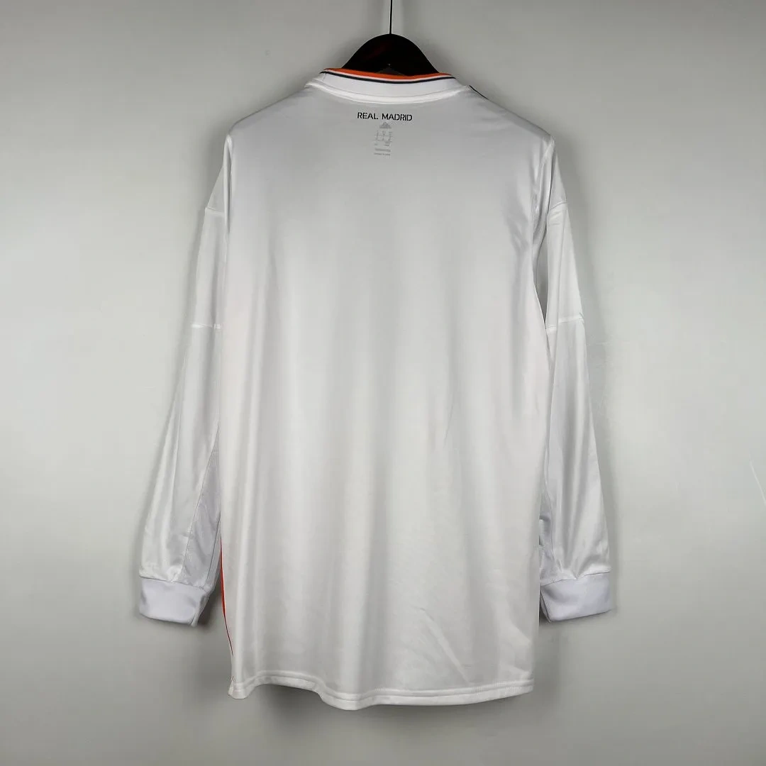 2013/14 Real Madrid Retro Jersey Home Long Sleeve