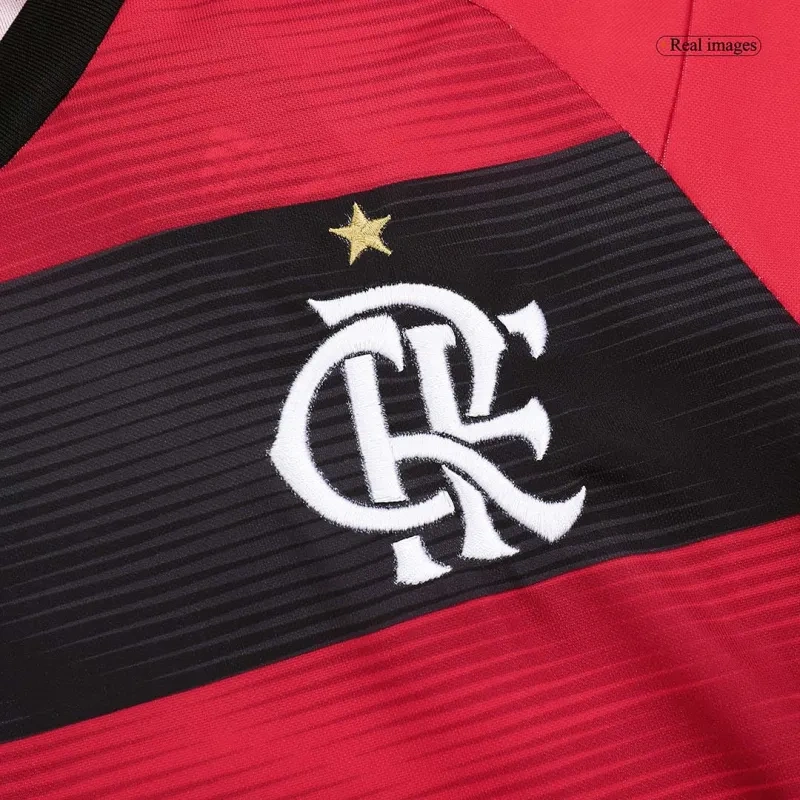 Kids CR Flamengo 2023/24 Home Jersey Kit Replica