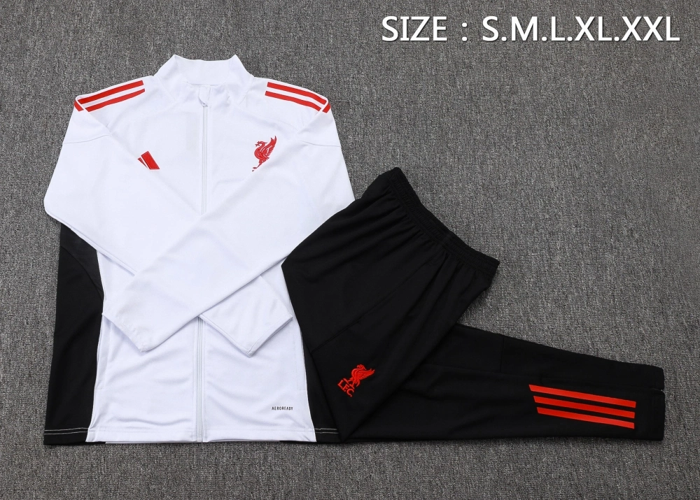 Liverpool Training Kit (jacket+Pants)White 2025-26