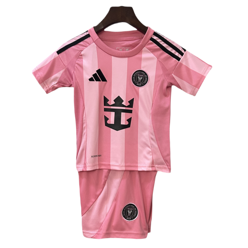 Kids Inter Miami CF Custom Home Soccer Kits 2025