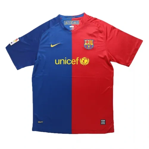 08-09 Barcelona Retro Jersey Home