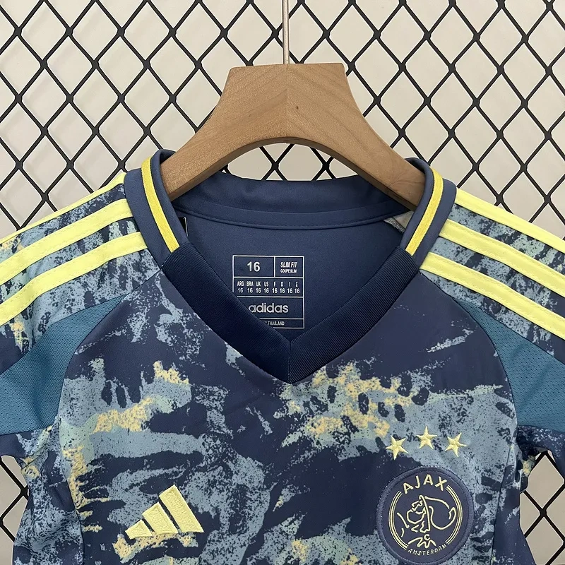 24-25 Ajax Away Kids Kit Jersey+Shorts