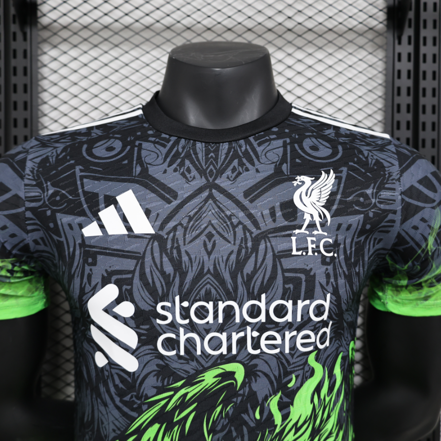 2024-2025 Liverpool Fire Phoenix Player Edition Football Jersey