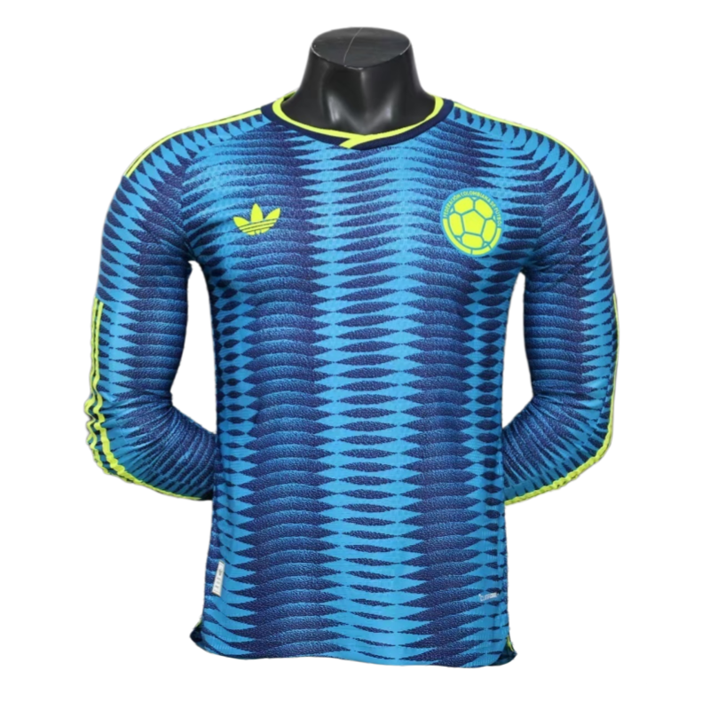 2026 World cup Colombian Away  Long Sleeved Football jersey Player edition