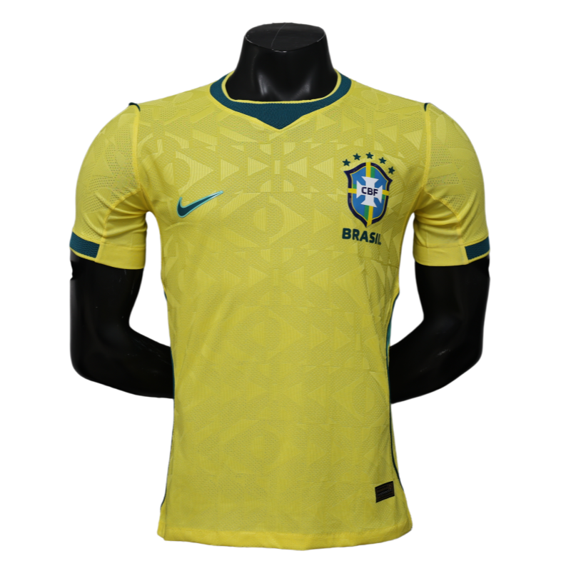 Brazil World Cup 2026 Home Short Sleeve Kit & Jersey Player Version