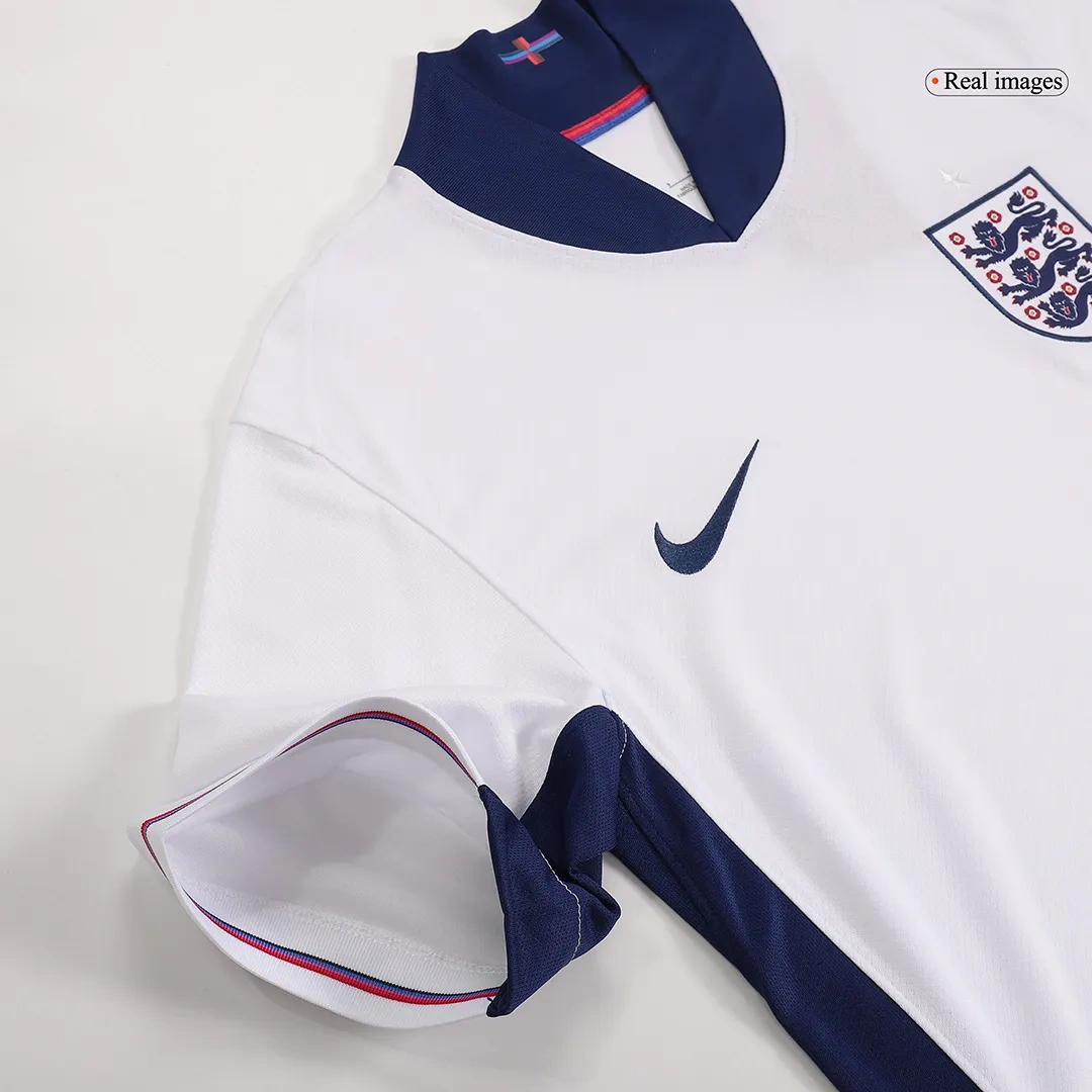 England Home Jersey EURO 2024 RICE #4 KANE #9 BELLINGHAM #10 FODEN #11