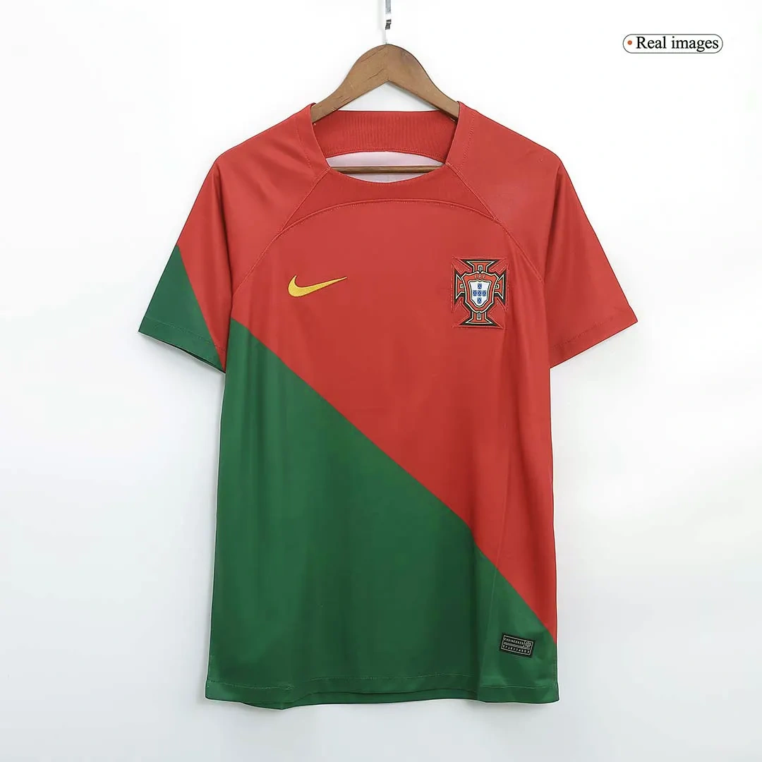 2022 Portugal Home Soccer Jersey Replica World Cup