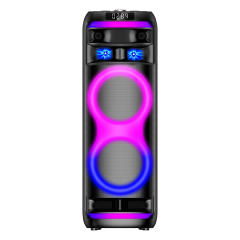 Dual 8" Super Bass Wireless Bluetooth Speaker Colorful LED Ring Light Outdoor Party Speaker Support Wireless Microphone TF USB Big Sound,Shenzhen Topsound Technology Co.,Ltd.,Dual 8" Super Bass Wireless Bluetooth Speaker Colorful LED Ring Light Outdoor Party Speaker Support Wireless Microphone TF USB Big Sound