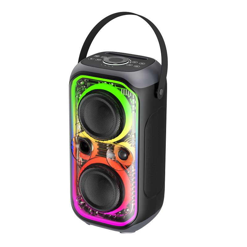 Top Professional Audio PA Sound High Quality 50W Dual 5 Inch Futuristic Mecha Lighting Portable Party Karaoke Speaker with Microphone,Shenzhen Topsound Technology Co.,Ltd.,Top Professional Audio PA Sound High Quality 50W Dual 5 Inch Futuristic Mecha Lighting Portable Party Karaoke Speaker with Microphone