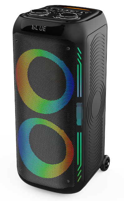 High Power party Blue Tooth speaker,deep bass subwoofer for karaoke.Equipped with mic,TWS and RGB light for gathering and events,Shenzhen Topsound Technology Co.,Ltd.,High Power party Blue Tooth speaker,deep bass subwoofer for karaoke.Equipped with mic,TWS and RGB light for gathering and events