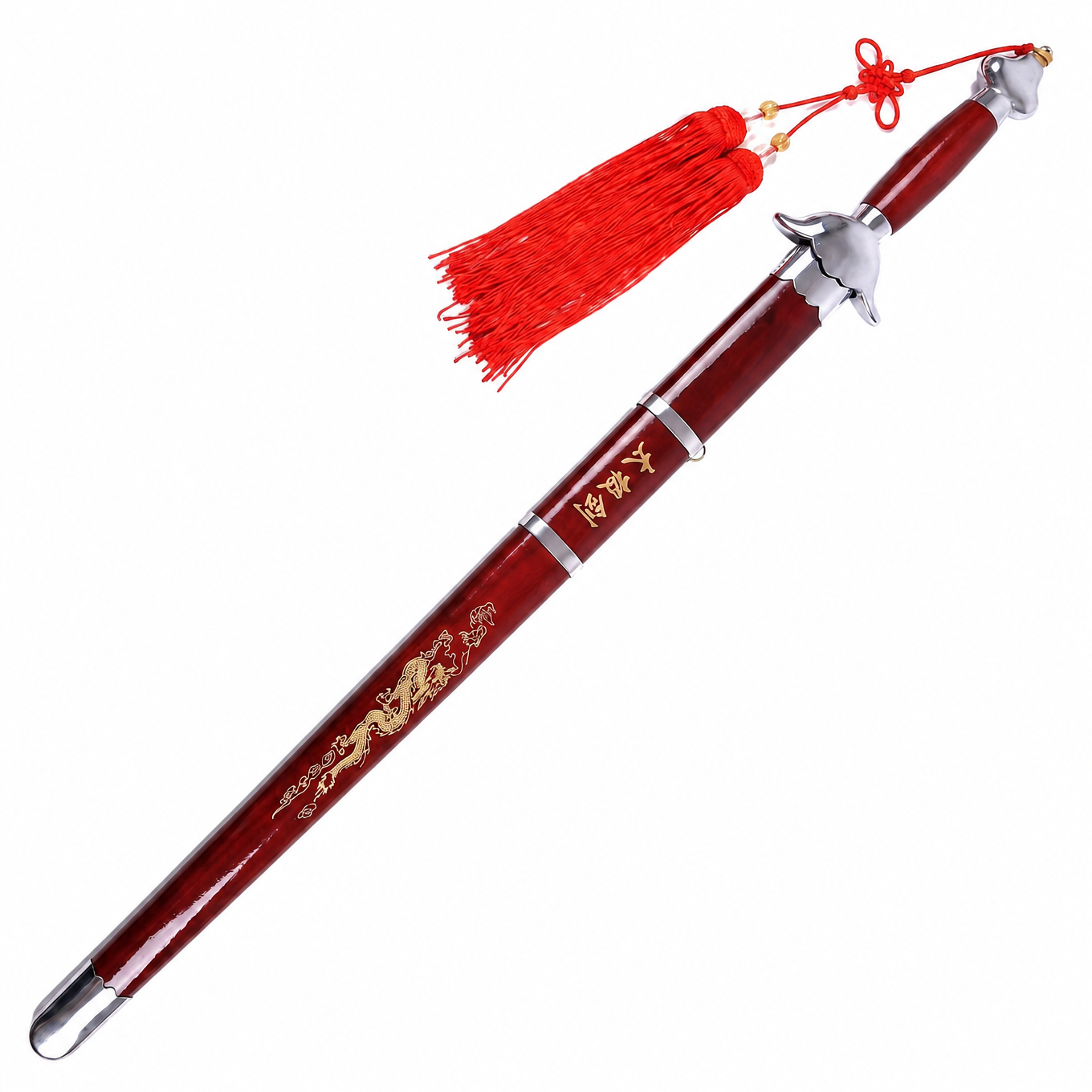 Basic Sword - Off-white Hilt & Dark Red Sheath