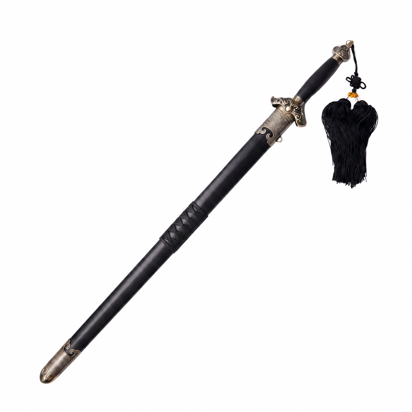 Basic Premium Sword - Black Hilt & Sheath