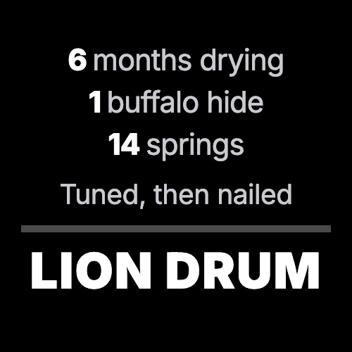 Lion Drum