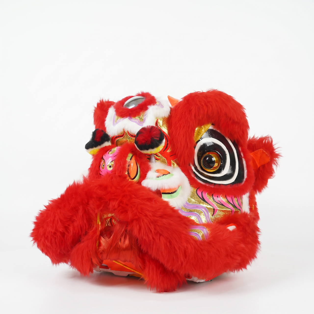 Lion Dance Costume - Modern (Ma Fo) Guan Yu, Red