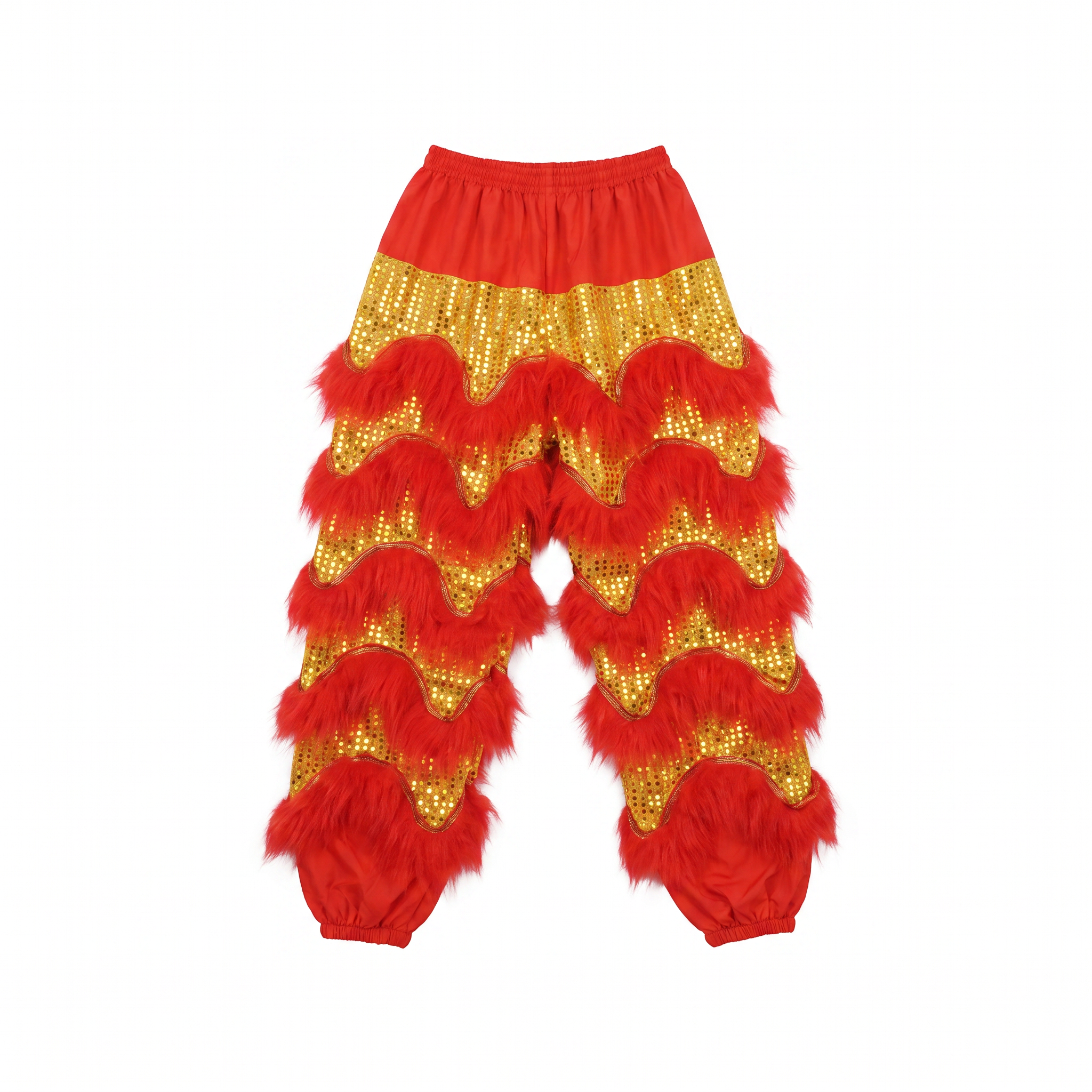 Lion Dance Costume - Modern (Ma Fo) Guan Yu, Red