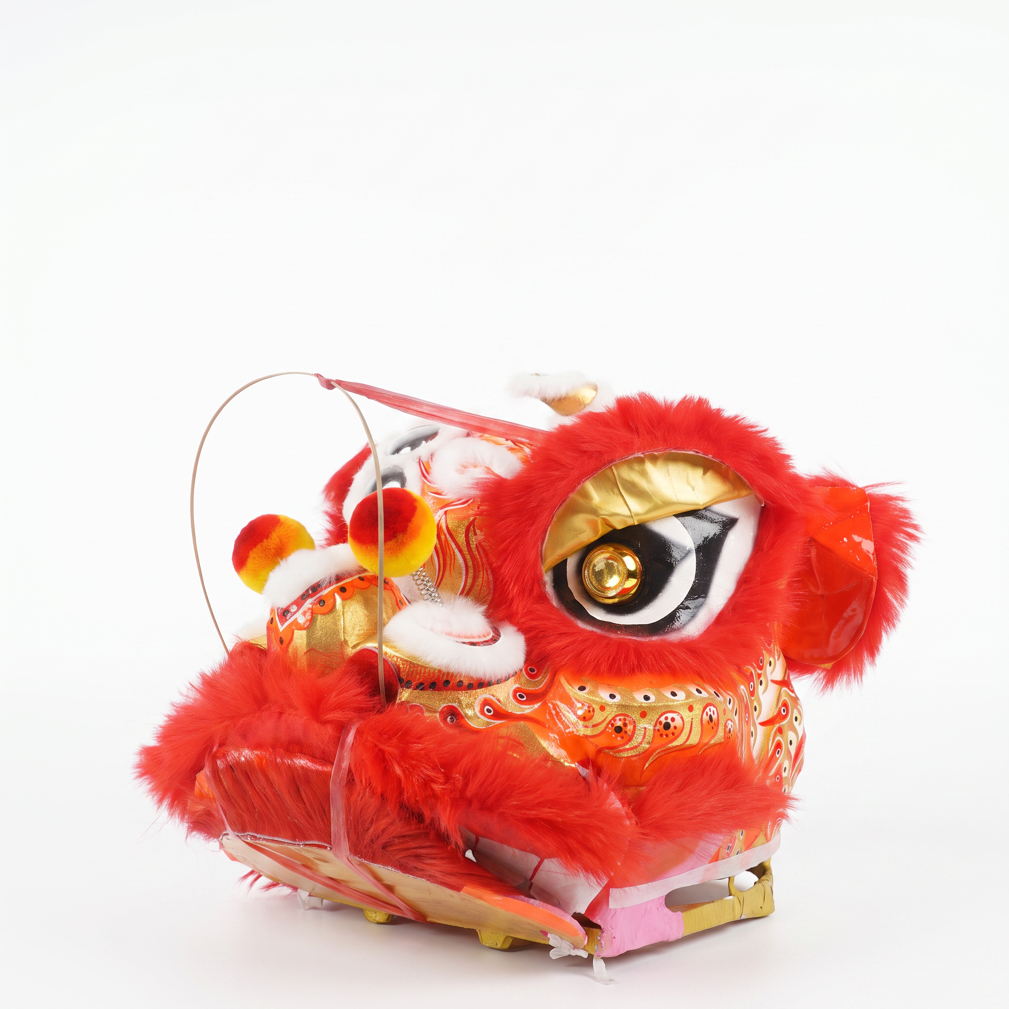 Lion Dance Costume - Donghai Style, Red