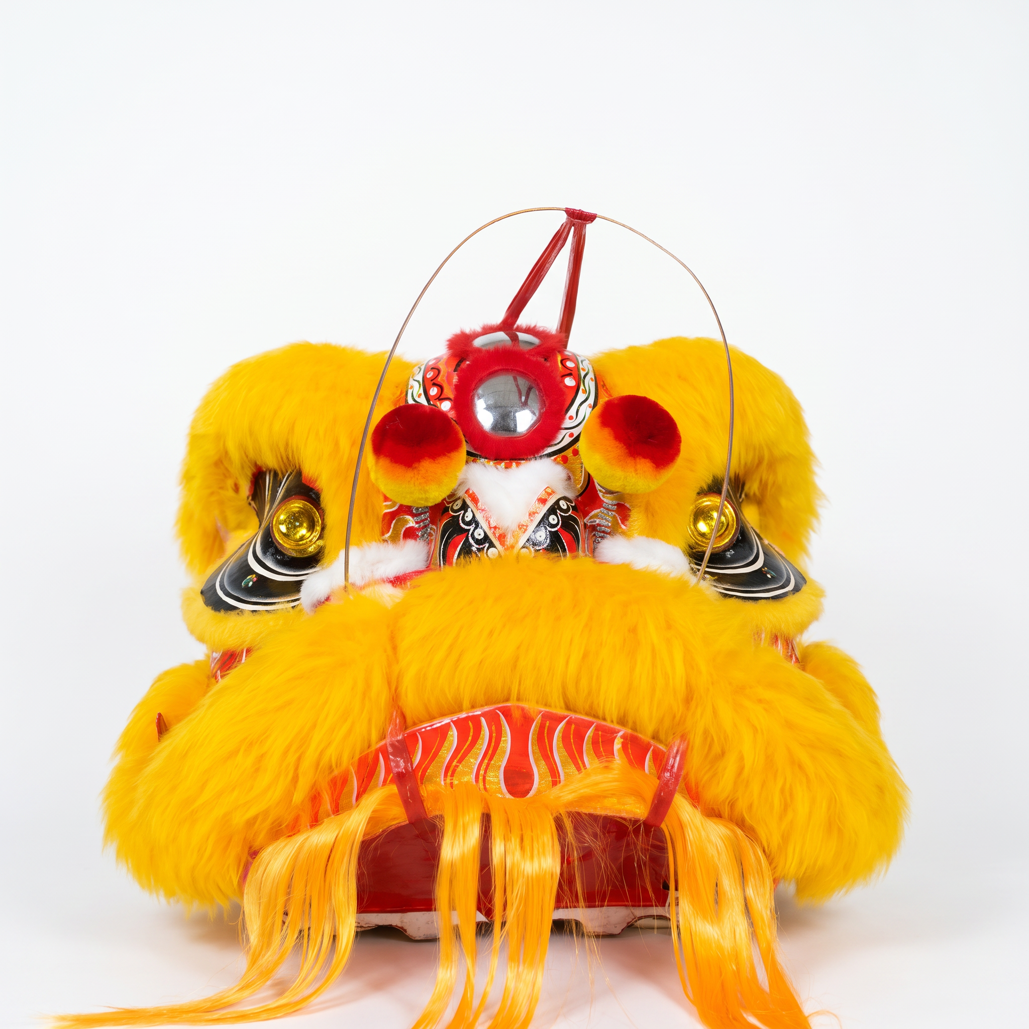 Lion Dance Costume - Laofuzi Style, Yellow
