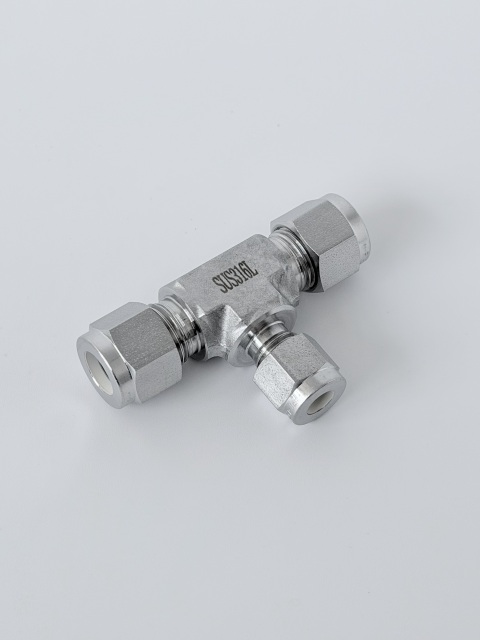 High Quality Equal 90° Tee Compression Fitting Union Connector Stainless Steel 316L,Shanghai Grelok Fluid System Co., Ltd,High Quality Equal 90° Tee Compression Fitting Union Connector Stainless Steel 316L