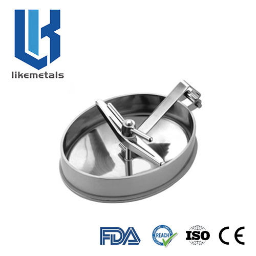 Sanitary Fixed Oval Manhole