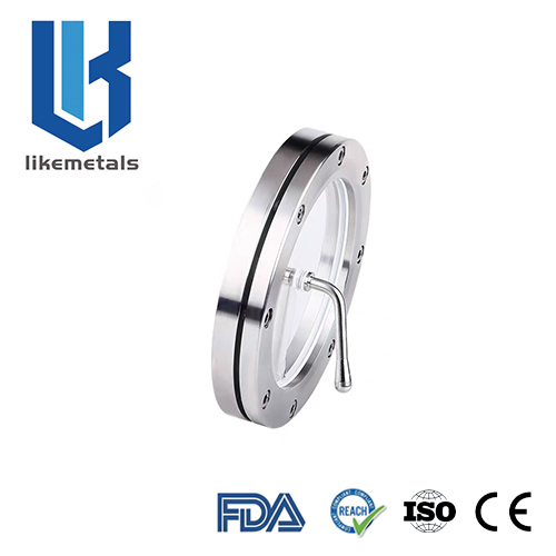 Flange Sight Glass with Wiper Blade