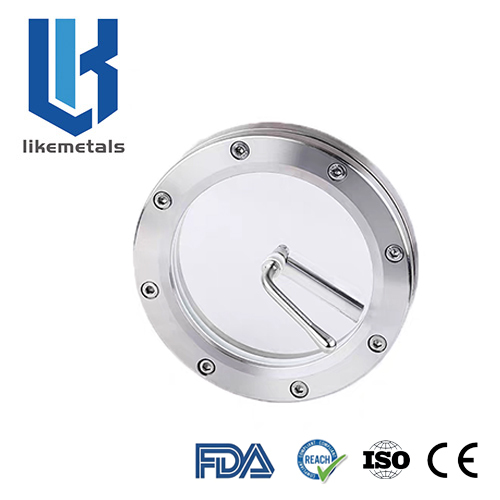 Flange Sight Glass with Wiper Blade