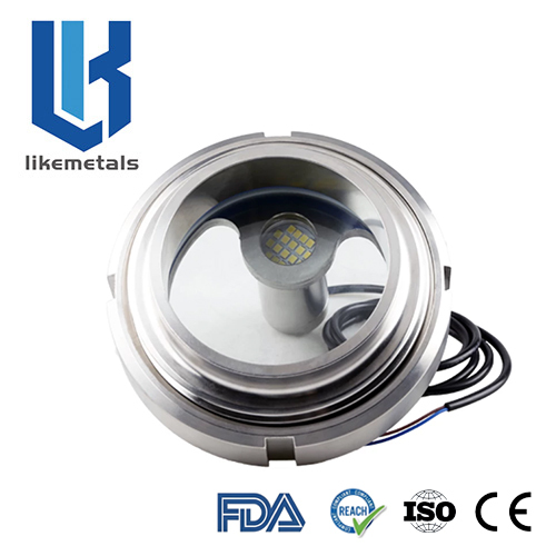 Union Sight Glass with LED Cable Light