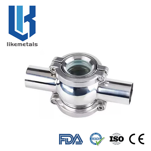 Sanitary Spherical 4‑Way Sight Glass