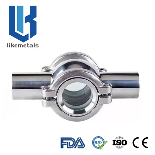 Sanitary Spherical 4‑Way Sight Glass