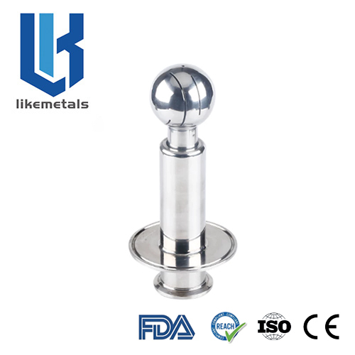 Double Tri-clamp Rotary Spray Ball