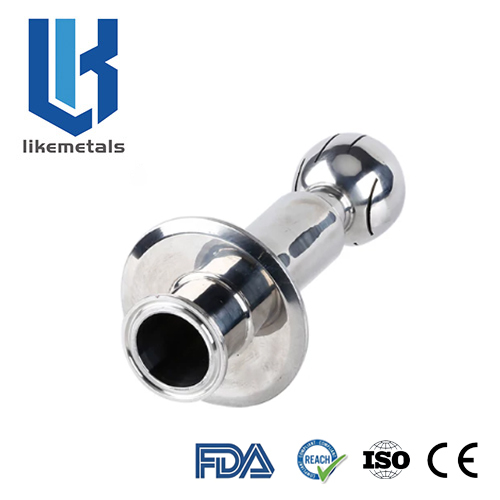Double Tri-clamp Rotary Spray Ball