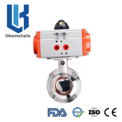 Pneumatic Welded Butterfly Valve