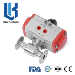 Pneumatic Tri‑clamp Ball Valve