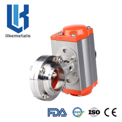 Pneumatic Welded Butterfly Valve