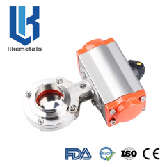 Pneumatic Welded Butterfly Valve