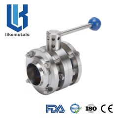 3PC Welded Butterfly Valve