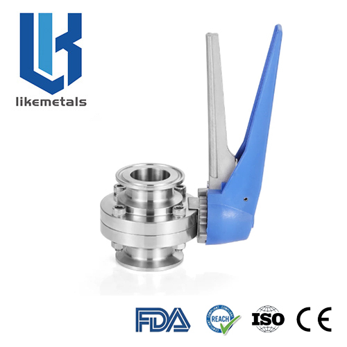 Handle Tri‑clamp Butterfly Valve