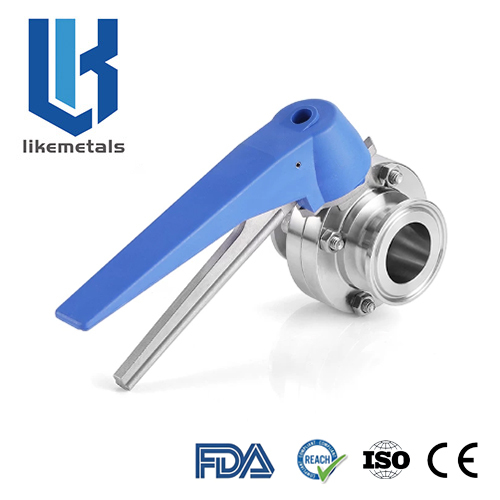 Handle Tri‑clamp Butterfly Valve