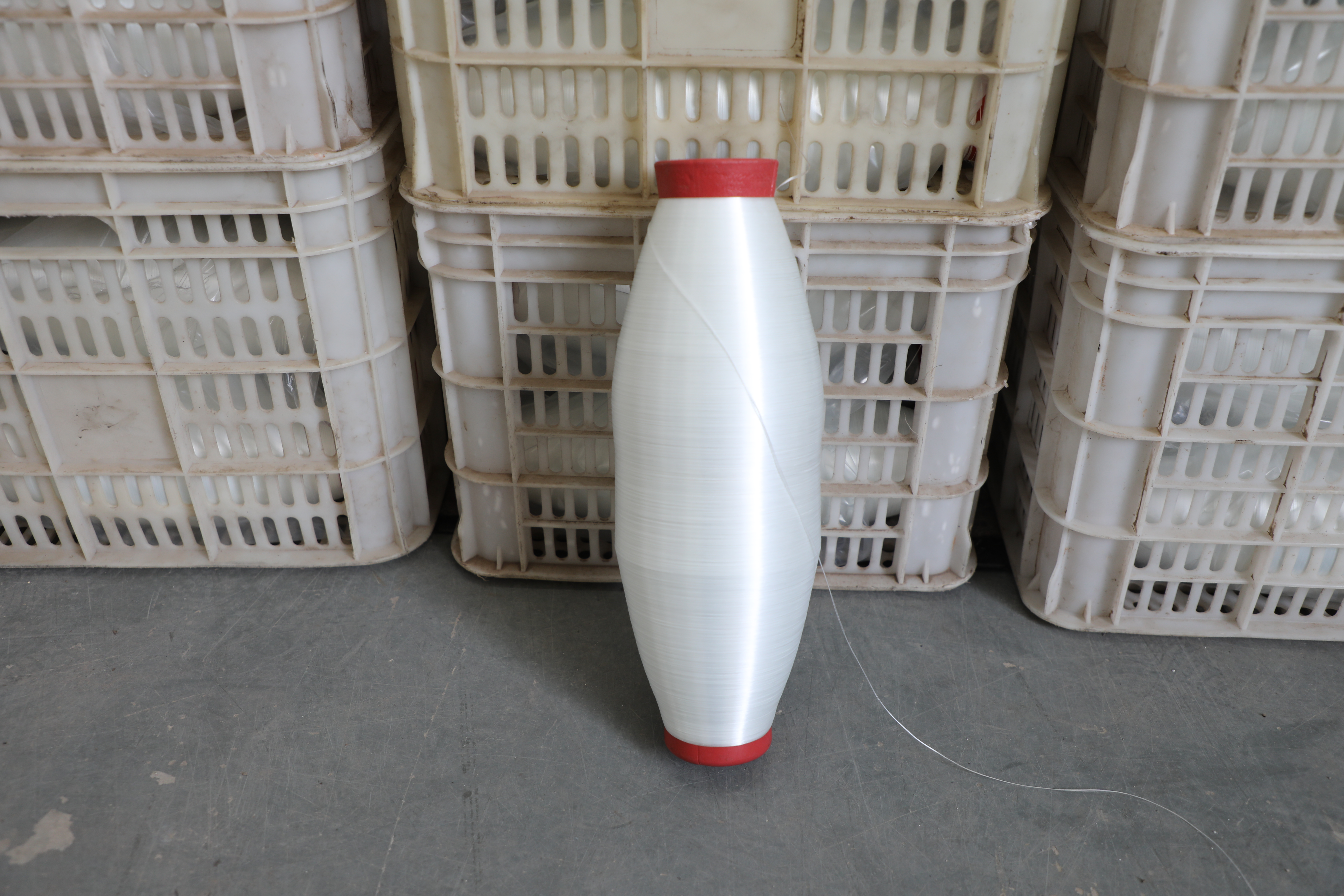 Fiberglass material sample for supplier review