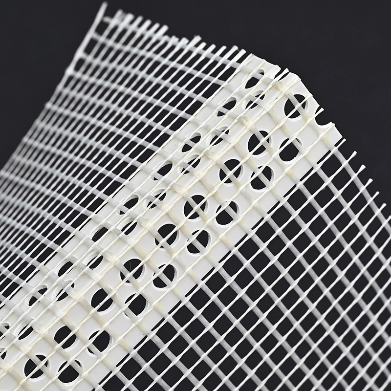 PVC Angle Line with Fiberglass Mesh,Drywall Corner Beads with Net,PVC Extrusion Profile,JH Fiberglass,PVC angle line with mesh, Corner beads