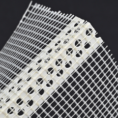 PVC Angle Line with Fiberglass Mesh,Drywall Corner Beads with Net,PVC Extrusion Profile,JH Fiberglass,PVC angle line with mesh, Corner beads